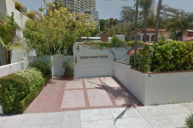 Christian Bale's house in Santa Monica. Photo via Google Maps.