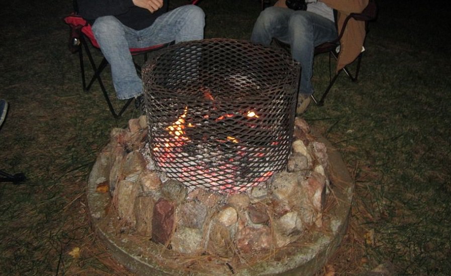 grate drum fire pit
