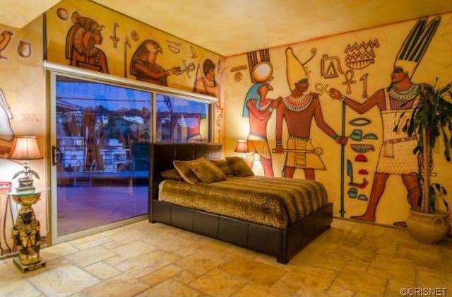 Egyptian Themed Master Bedroom