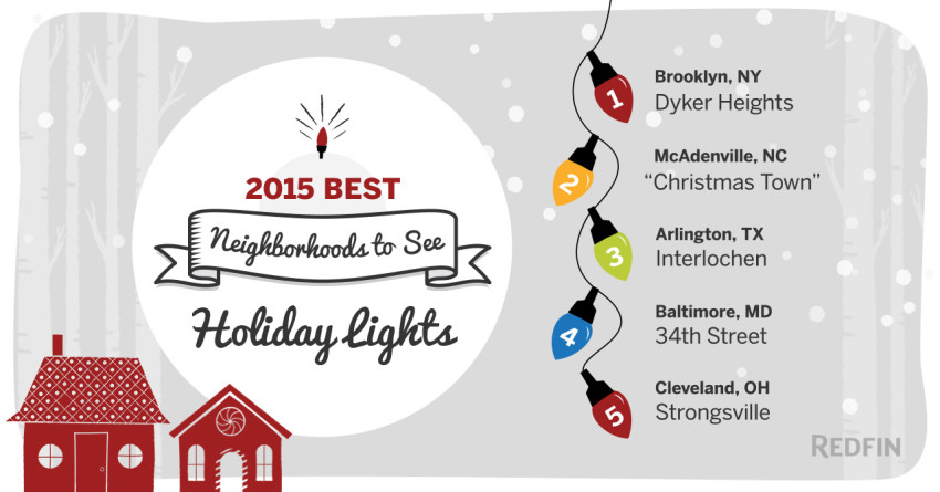 Best Neighborhoods for Holiday Lights in 2015