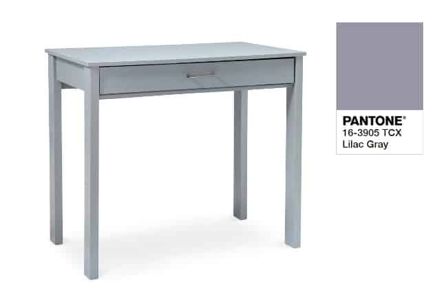 Lilac gray desk