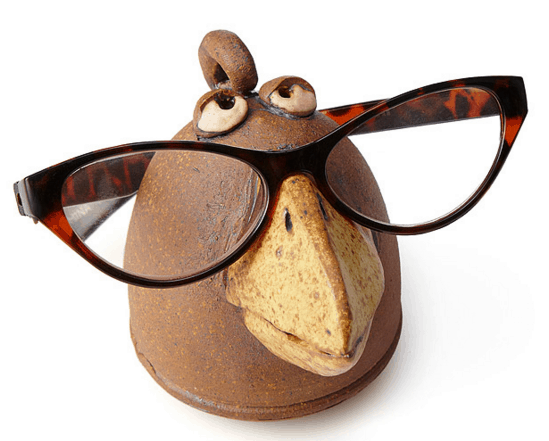 Bird eyeglass holder