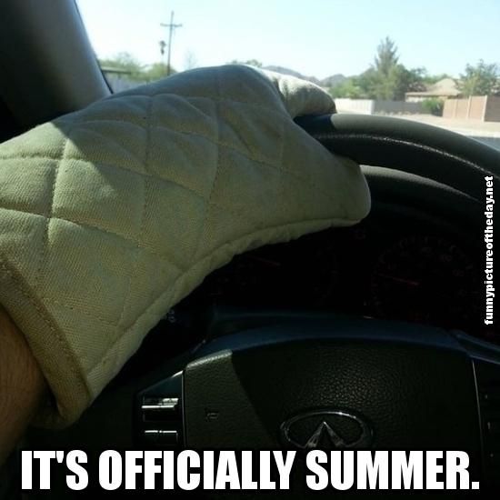 Driving with oven mitts on
