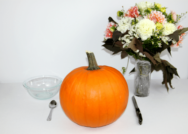 How To Make A Flower Vase Out Of A Pumpkin