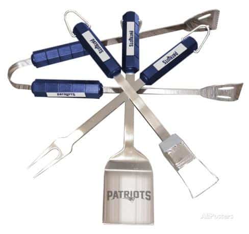 nfl-new-england-patriots-four-piece-stainless-steel-bbq-set