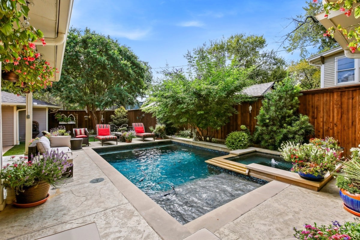 A hot tub is a great addition for your backyard oasis