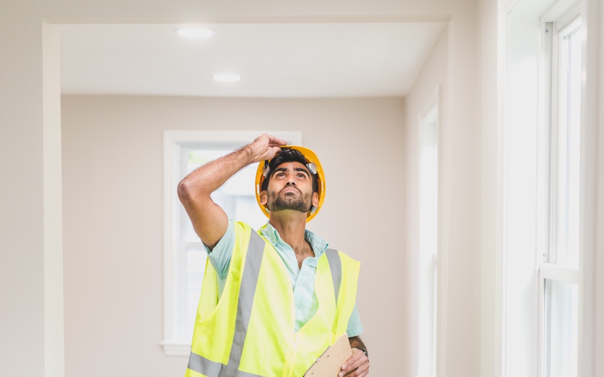 home inspector conducting a home inspection