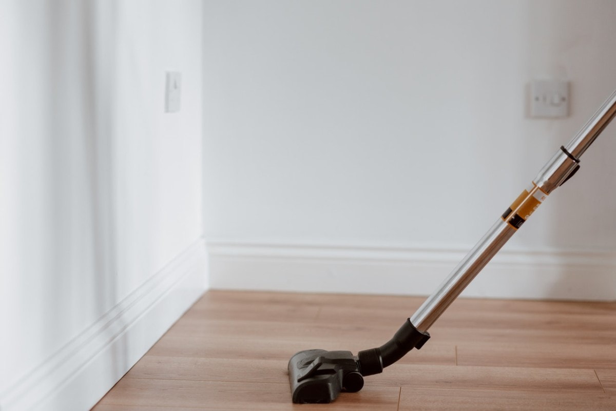 Vacuuming wood floors will help indoor allergies