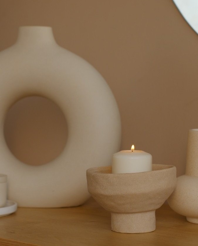 Neutral colored pottery to elevate your space