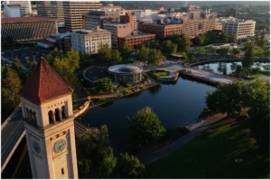 Spokane from above