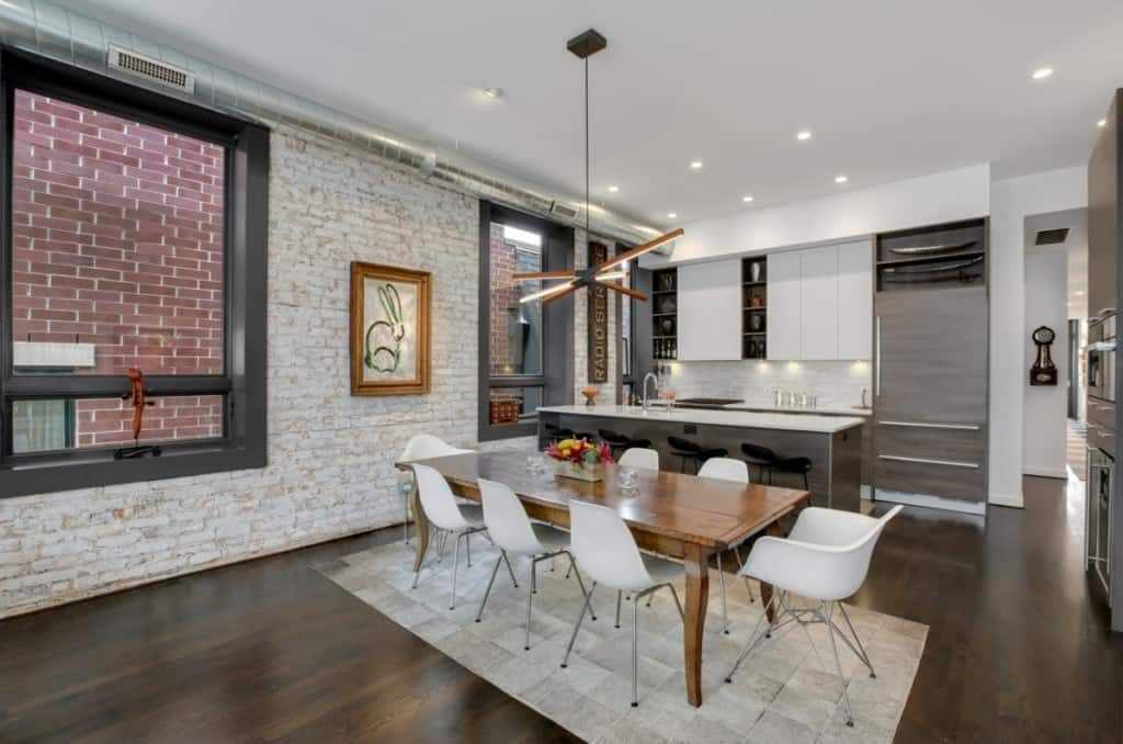 recessed lighting in dining room