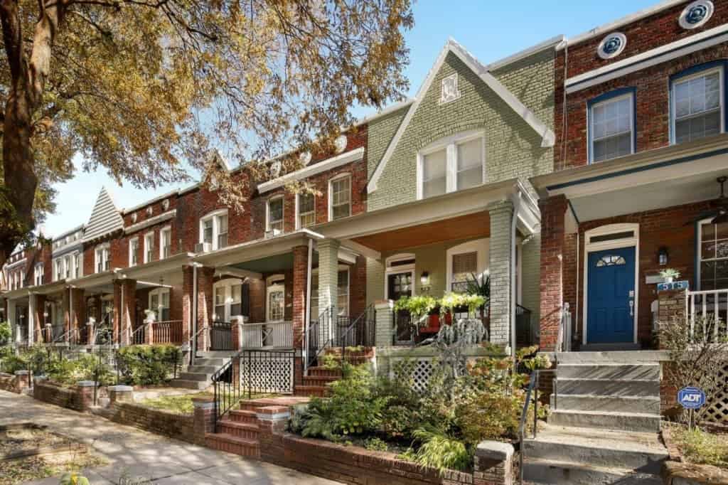 row of houses
