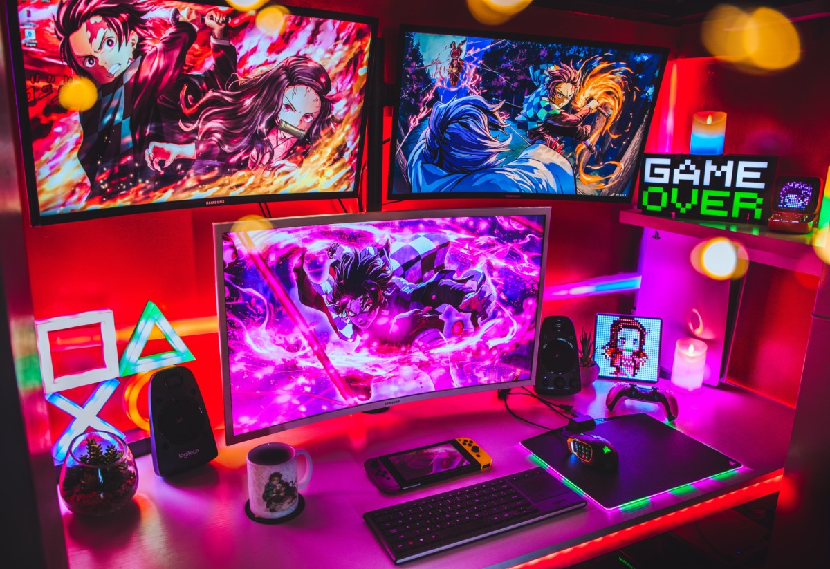 cabinet idea  Best pc setup, Pc gaming setup, Gamer setup