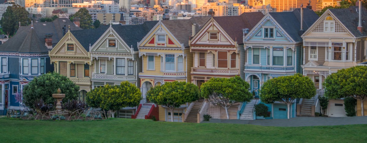 The famous Painted Ladies of San Francisco