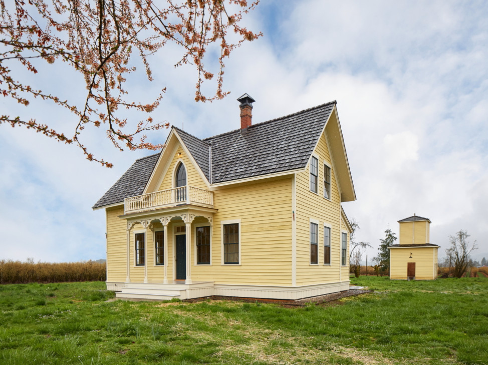 restored pioneer gothic style home 