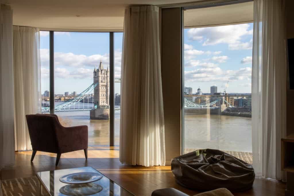 view of the london bridge