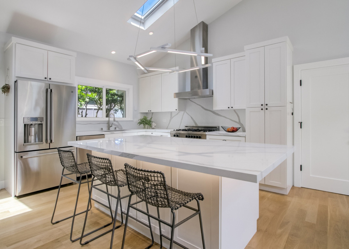 newly remodeled light and bright kitchen