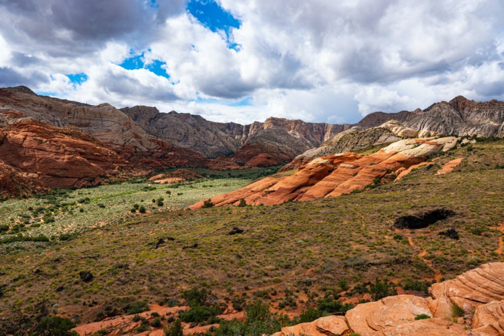 snow canyon state park in st george, one of the fastest growing cities in utah 
