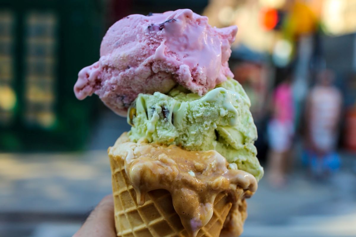 ice cream cone in nyc