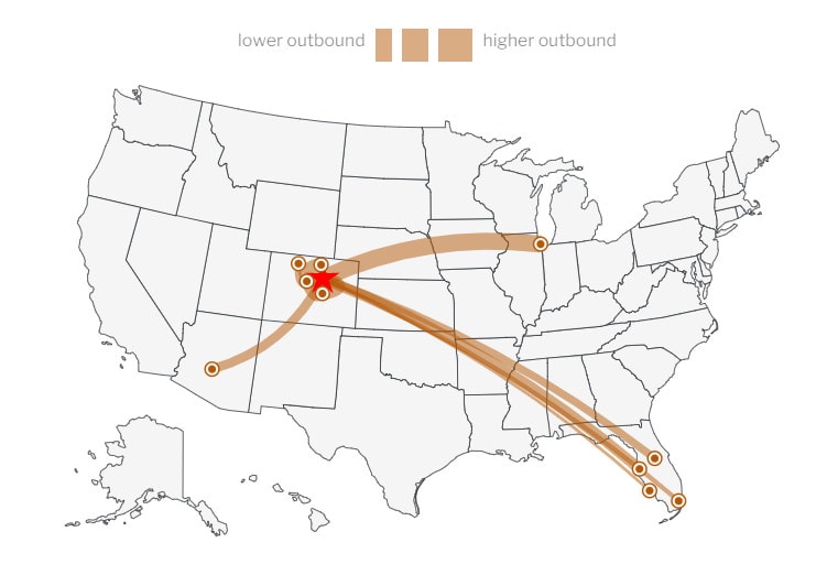 People Leaving Denver Are Looking to Move to These 10 Cities