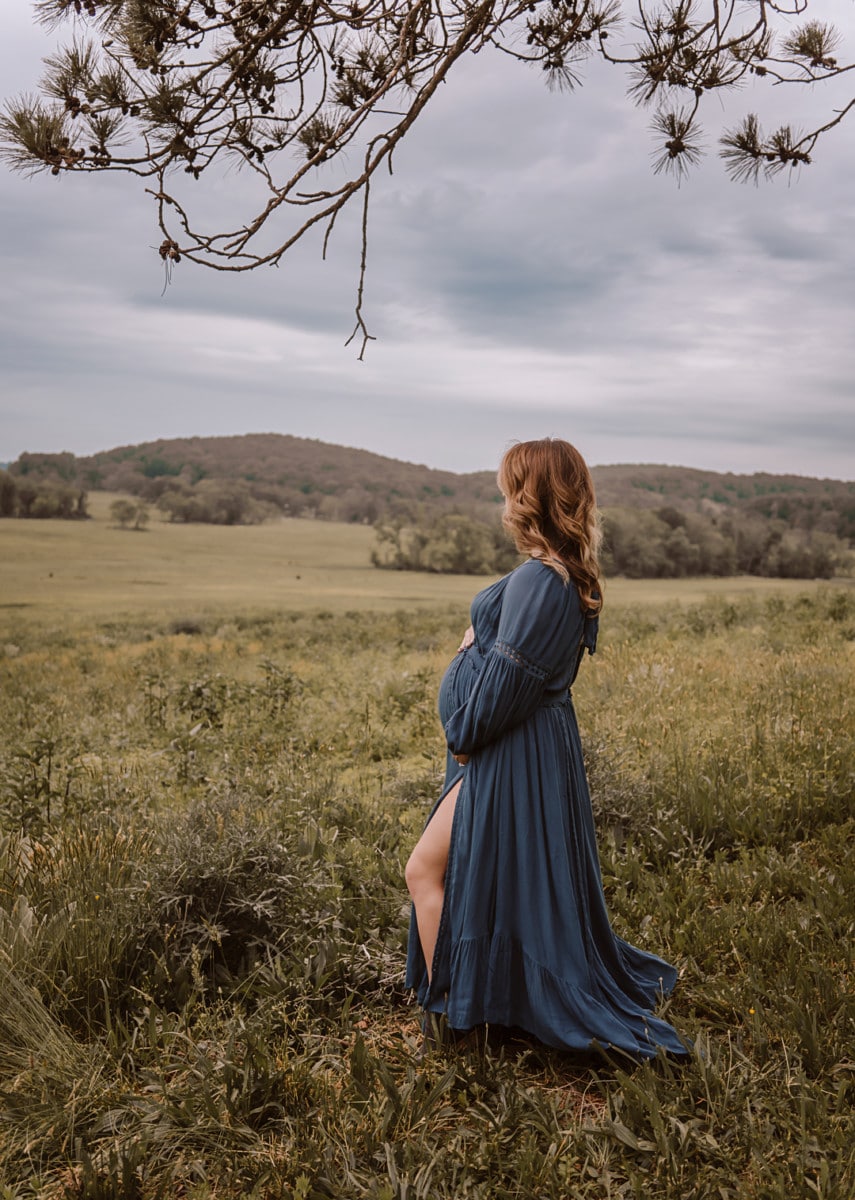 Woman standing in a field