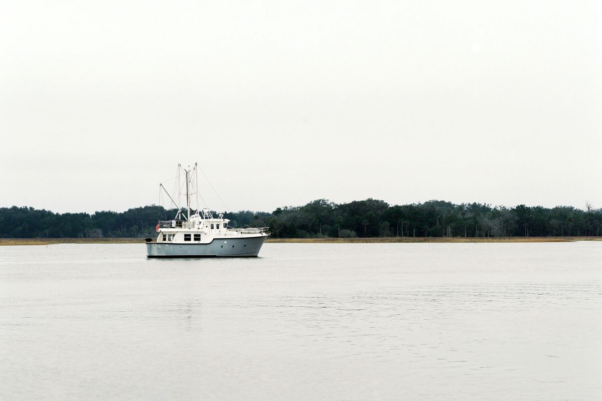 fishing boat on the water