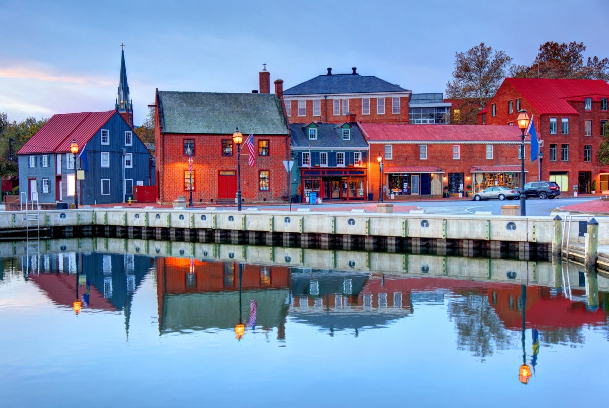 Annapolis harbor. Getty