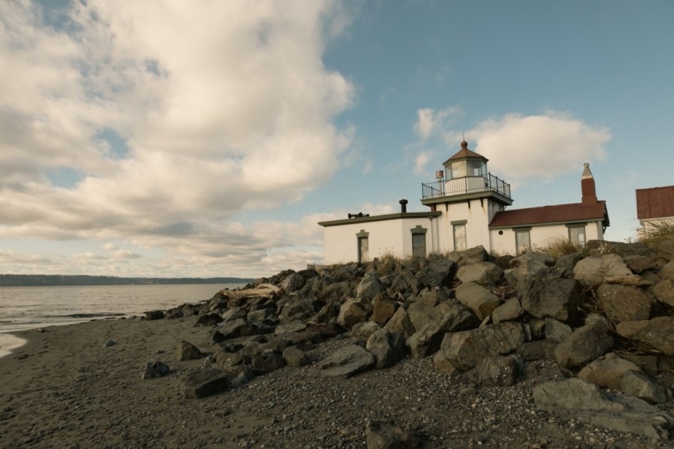 West Point Lighthouse at Discovery Park in Seattle