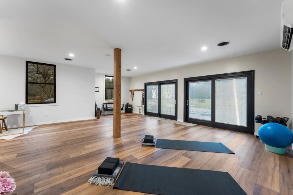 yoga room in home