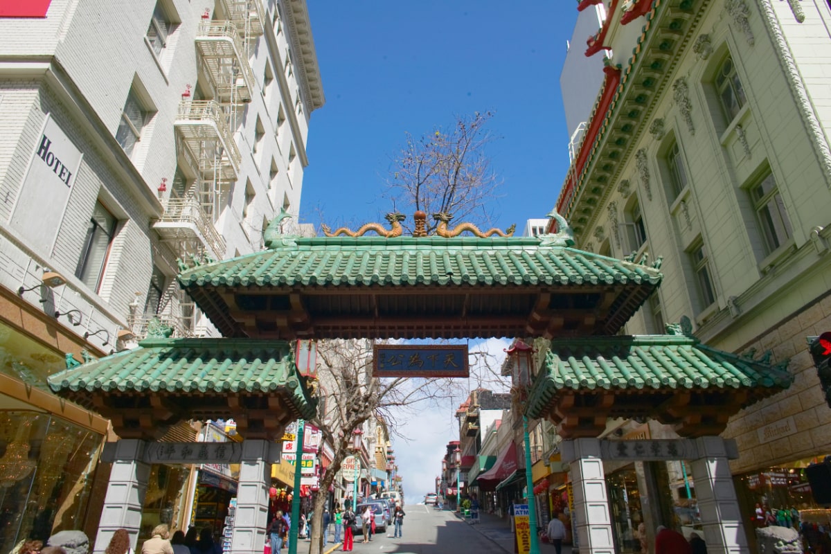 SF Chinatown Dragon Gate