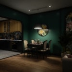 Modern Dark Home Interior Getty