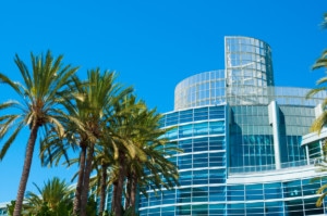 Scenic landscape of Anaheim Convention Center