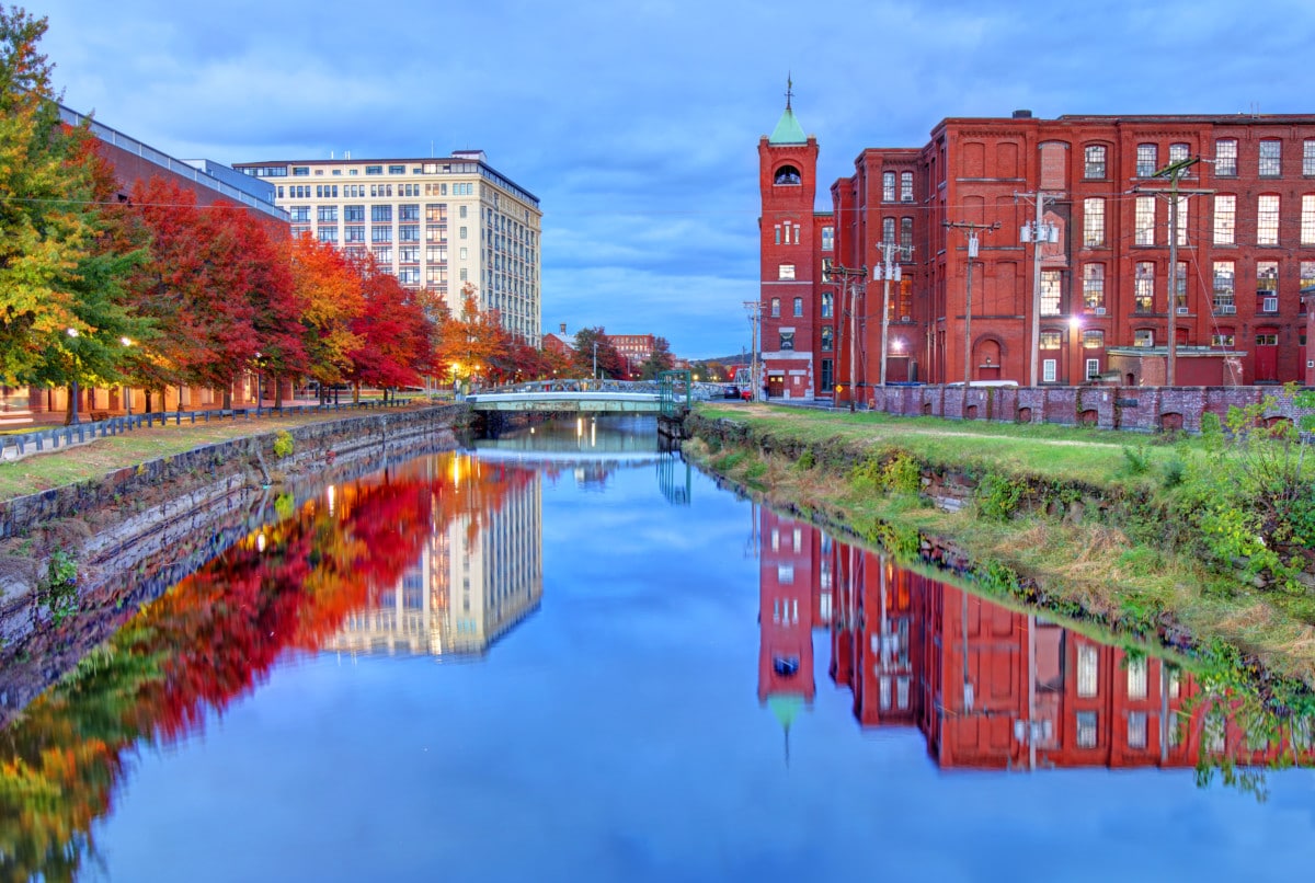 lawrence ma river and buildings_getty