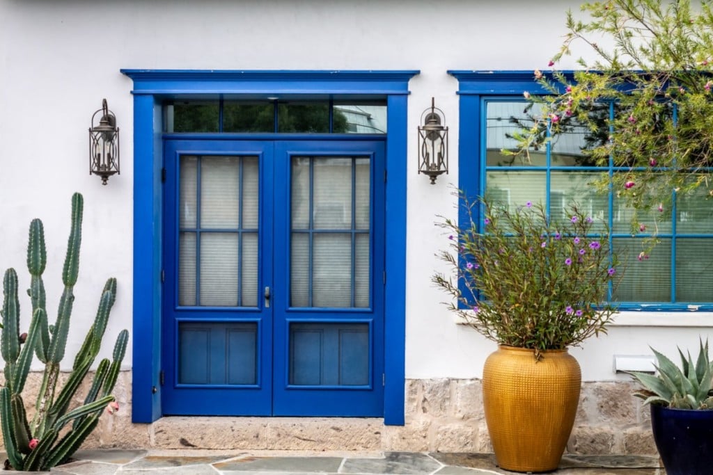 blue door in tucson arizona