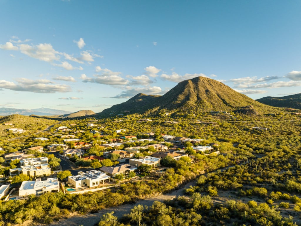 Neighborhood in West Tucson Arizona