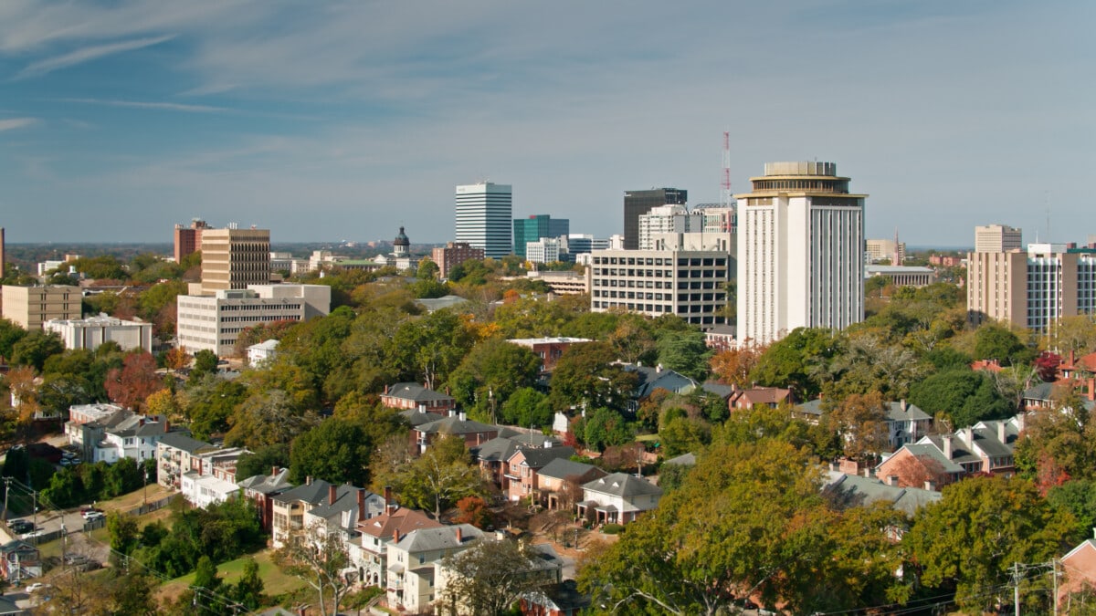 columbia south carolina skyline_Getty