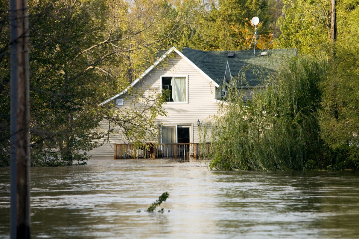 Flooded House, Following a Severe Rainstorm
