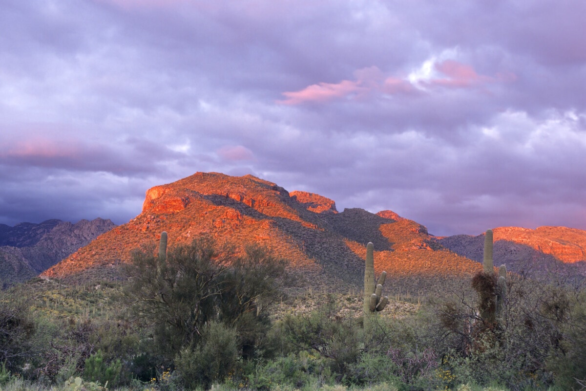 mountains with clouds in arizona_Getty