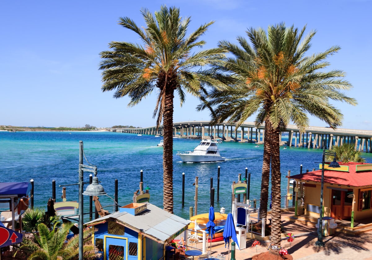 buildings and waterfront views in Destin_Getty