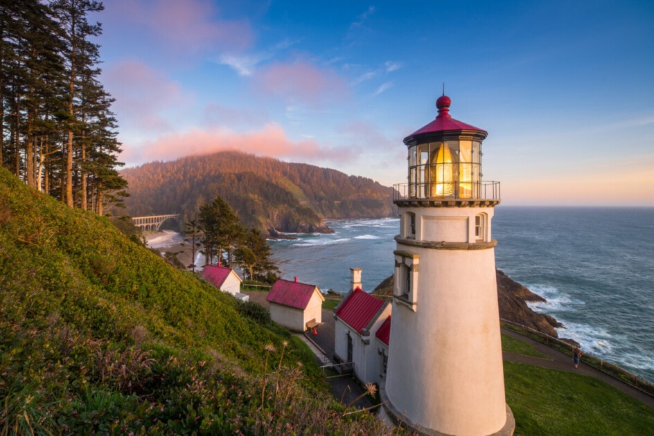 Oregon Coast, Lighthouse, Heceta Head
