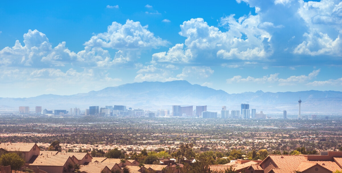 Las Vegas Skyline View by Henderson_Getty