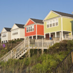 colorful homes along the beach in south carolina_Getty