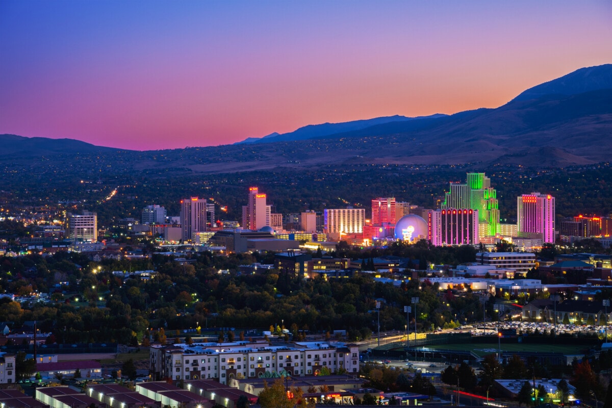 reno nevada downtown at night_Getty