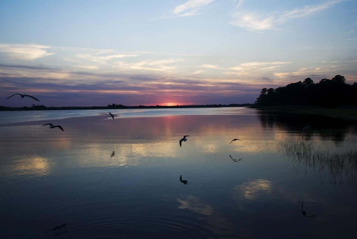 sunset on cape fear river_Getty