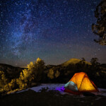 Aurora Colorado night under the stars