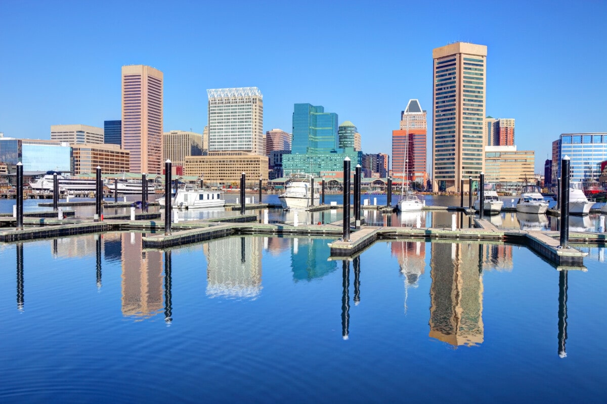 Baltimore's Inner Harbor successful  Maryland