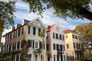 charleston treble  location  with pastel colored exteriors_Getty