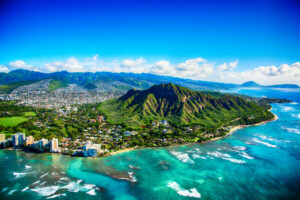 Diamond Head State Park Aerial