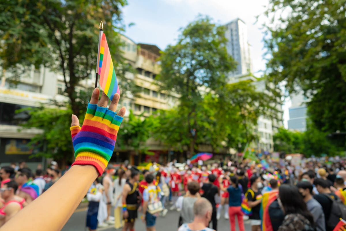 Celebrating Pride in a city