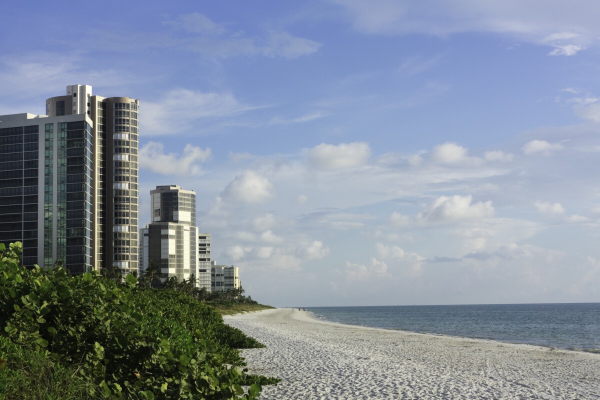 Condominiums Along The Florida Coast